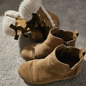 Tan Suede Ankle Boots